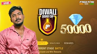 தமிழ் - 🔥DIWALI SQUAD CUP TOP 1 PUSH {DAY - 10}🔥||Garena-FreeFire Max Live #matturavi