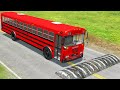 Bus vs Deep Water - Speed Bumps - Truck Bus Rescue - Train vs Cars - BeamNG.Drive