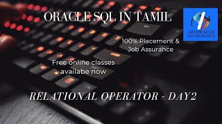 2.RELATIONAL OPERATOR - SQL