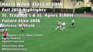 Recruiting LeeLights: Katie Wood, 2016 Midfield/Defense (AMERICAN UNIVERSITY COMMIT)