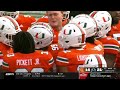 miami gets called for facemask and targeting on brutal hit vs georgia tech