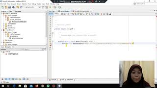 Program array 2 Dimensi Java NetBeans