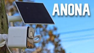 Anona Aurora WIFI Security Camera: Starlight Sensor, Solar Powered, Always-On-Video