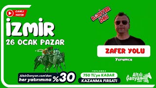 İZMİR / Canlı Yayın / Bariyer Dibi / 26 Ocak 2025 Pazar #atyarisi