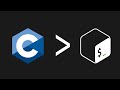 Using C instead of Bash
