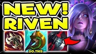 NEW RIVEN BUILD MAKES YOU LITERALLY 1V9 (ABUSE THIS) S11 RIVEN TOP GAMEPLAY! (Season 11 Riven Guide)