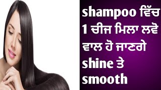 shampoo ਵਿੱਚ ਆਹ 1 ਚੀਜ ਮਿਲਾ ਕੇ ਵਾਲਾਂ ਵਿੱਚ ਲਗਾ ਲਵੋ ਵਾਲ ਹੋ ਜਾਣਗੇ shine ਤੇ smooth@gomulti9624