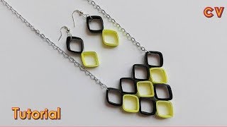 How to Make Quilling Paper Pendant / Paper Jewellery Making / Quilling Pendant / DIY 5