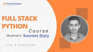 Shubham's Success Story | Full Stack Python Developer | Learners Success Story | 3RI Technologies