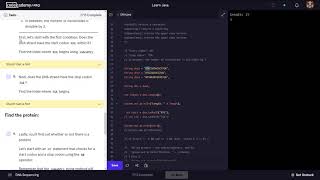 Learn Java - 7.2 Java String Methods DNA Sequencing Project | Codecademy Walkthrough