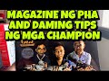 MAGAZINE NG MGA CHAMPION SA PHA DAMING TIPS WATCH NA