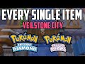 EVERY Item in Veilstone City - Pokémon Brilliant Diamond & Shining Pearl