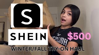 HUGE fall/winter shien haul + try on