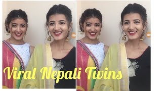 Viral Video of Nepali twins in Tik Tok