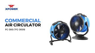 XPOWER FC-300 14” 1600CFM MULTIPURPOSE AIR CIRCULATOR