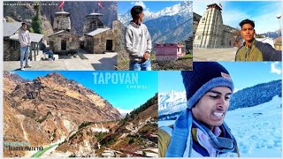 Exploring Badrinath 🕉️ - Joshimath 🌨️+ Pandukeshwar Yog Badri ❣️+ Tapovan chamoli Hot springs 🤽