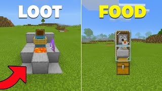 7 EASY Automatic Farms for Beginners in Minecraft Bedrock 1.17!