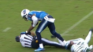 NFL Referees Getting Hit Compilation