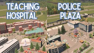 Adding high-capacity city services to Cider River | Cities Skylines