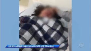 Mulher desmaia após ser agredida pelo marido