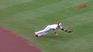 CWS@BAL: Cabrera's slick defense takes away a hit