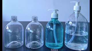 500ml hand sanitize empty bottle+pump cap in mass production.Fast Delivery,Cost Price