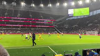 Tottenham Hotspur v Crystal Palace - LIVE Conte cam - Lucas Moura goal and Conte reaction