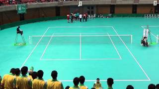 '15 全日本高等学校選抜ソフトテニス大会　男子　準決勝　1-3