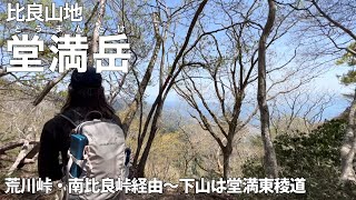 【アラフォー夫婦登山】比良山地 堂満岳〜登りは荒川峠経由・下りは堂満東稜道で〜【シャクナゲが咲き誇る良い道でした】