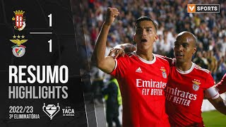 Highlights | Resumo: Caldas 1-1 Benfica (Taça de Portugal 22/23)