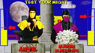 REAL MORTAL KOMBAT - Test Your Might Parody (Scorpion vs Rain)