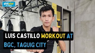 Mexico's Luis Castillo ng Mexic nag-training sa BGC, Taguig