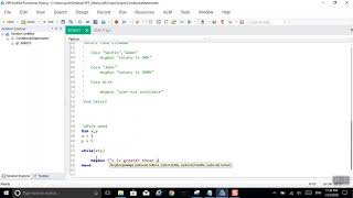 VbScript While wend Statement
