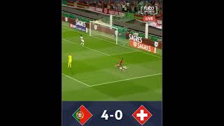 Portugal 🇵🇹 1 Vs Switzerland 🇨🇭 0 Second half