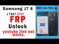 Samsung j7 6 frp bypass | samsung j710f frp bypass | google account reset youtube link not working