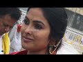 telugu cinema actress divi vadthya visits tirumala sri venkateswara swamy temple