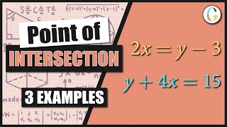 Finding the Point of Intersection of Each Pair of Lines if it Exists: 2x = y - 3 and y + 4x = 15