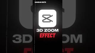 3D Zoom Effect Capcut | Tutorial | Capcut Tutorial #capcutedit #capcuttutorial #tutorial #edit
