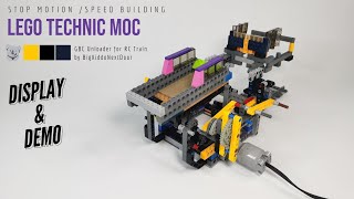 Let's Play LEGO Technic MOC GBC Unloader for RC Train [Display and Demo]