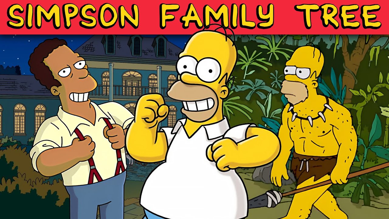 The Complete Simpsons Family Tree Youtube