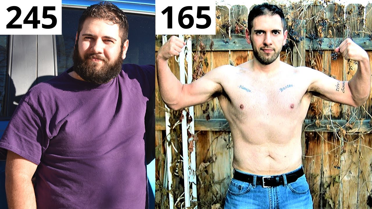 My 80 Pound Weight Loss Transformation (Before And After) - YouTube