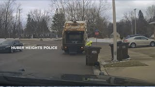 Ohio garbage man discovers wanted suspect hiding in trash bin