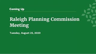 Raleigh Planning Commission Meeting