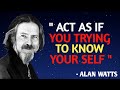 Act as If You Trying to Know Yourself || alan watts black screen || alan watts no music