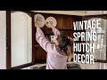 Vintage Hutch Spring Styling Ideas | Decorate my Hutch for Spring with me! | French Country Decor