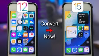 Convert iOS 12 into iOS 15 OFFICIALLY! - Convert Now