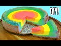 How to Make a Delicious Rainbow Cheesecake!