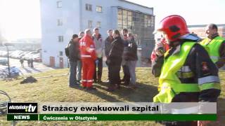 OlsztyńskaTV: Strażacy ewakuowali szpital