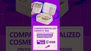 GSR dropshipping🪞Treat Yourself to Our Compartmentalized Cosmetic Bag#dropshipping #shopify