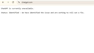 ChatGPT is currently unavailable. Status: Identified | How to Fix ChatGPT is currently unavailable